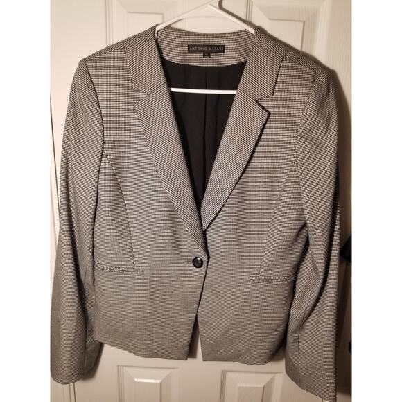 Antonio Melani Women's Blazer Gray Size 10 One Button Sku - Picture 1 of 4